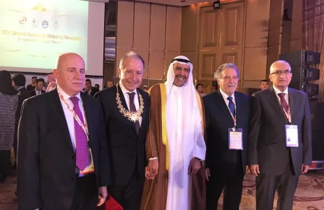 Football Lebanon - رئيس المجلس الأولمبي الآسيوي يكرم رئيس اللجنة الأولمبية جان همّام