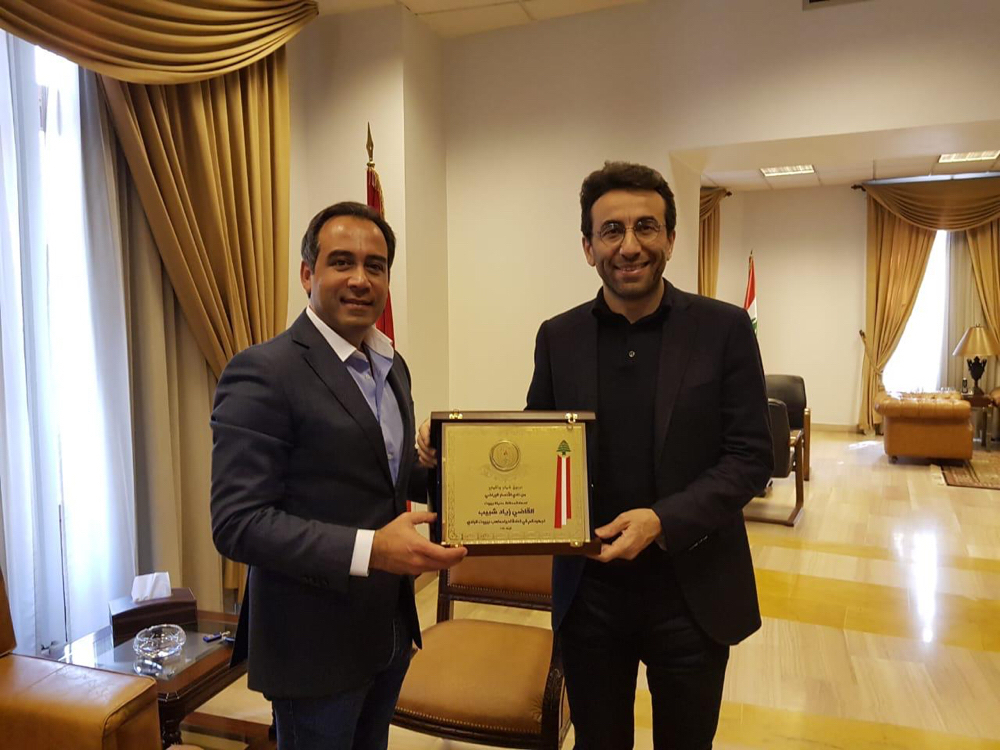 Football Lebanon - وفد أنصاري يزور محافظ بيروت