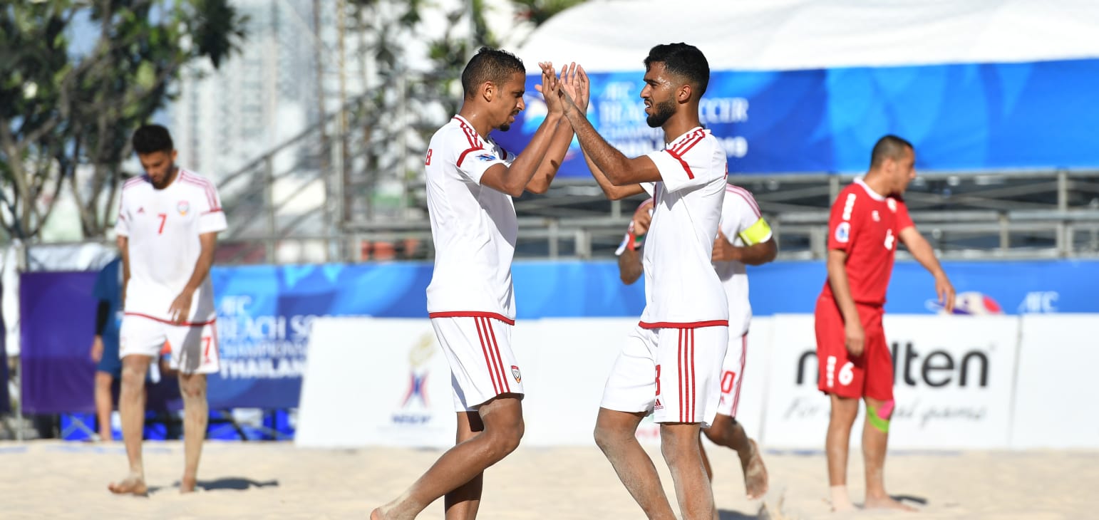 Football Lebanon - تأهل منتخب الشاطئية الى ربع نهائي آسيا رغم خسارته