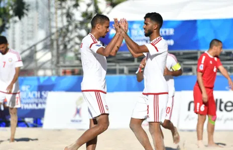 Football Lebanon - تأهل منتخب الشاطئية الى ربع نهائي آسيا رغم خسارته