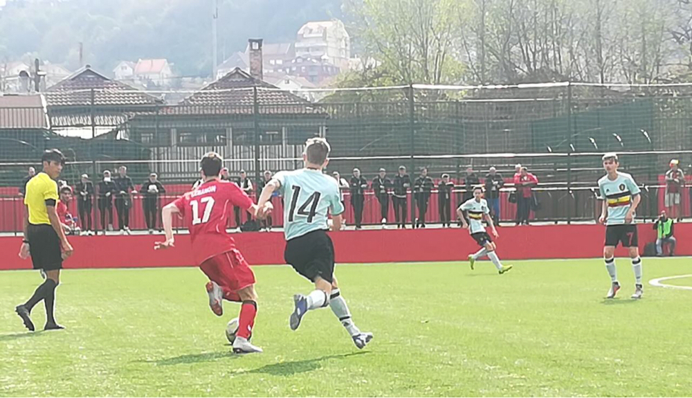 Football Lebanon - لبنان يخسر أمام بلجيكا في بطولة العالم المدرسية