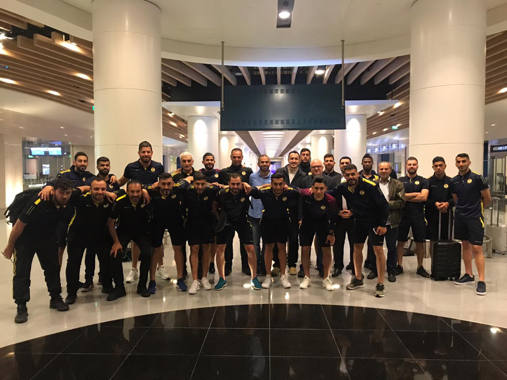Football Lebanon - وصول بعثة العهد الى عمان لمواجهة السويق