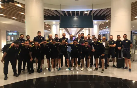 Football Lebanon - وصول بعثة العهد الى عمان لمواجهة السويق