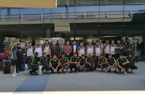 Football Lebanon - وصول بعثة المالكية البحريني الى بيروت