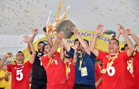 Football Lebanon - منتخب شاطئية لبنان أبطالاً لبطولة تايلند