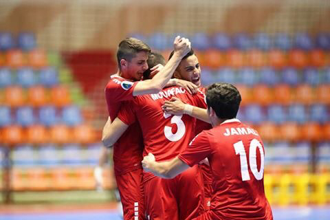 Football Lebanon - منتخب شباب الارز يفك العقدة القيرغيزية في كرة الصالات