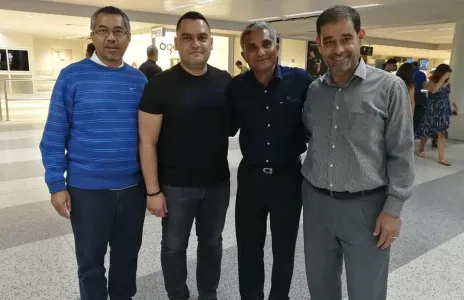 Football Lebanon - وصول طاقم التحكيم لمباراة العهد والوحدات