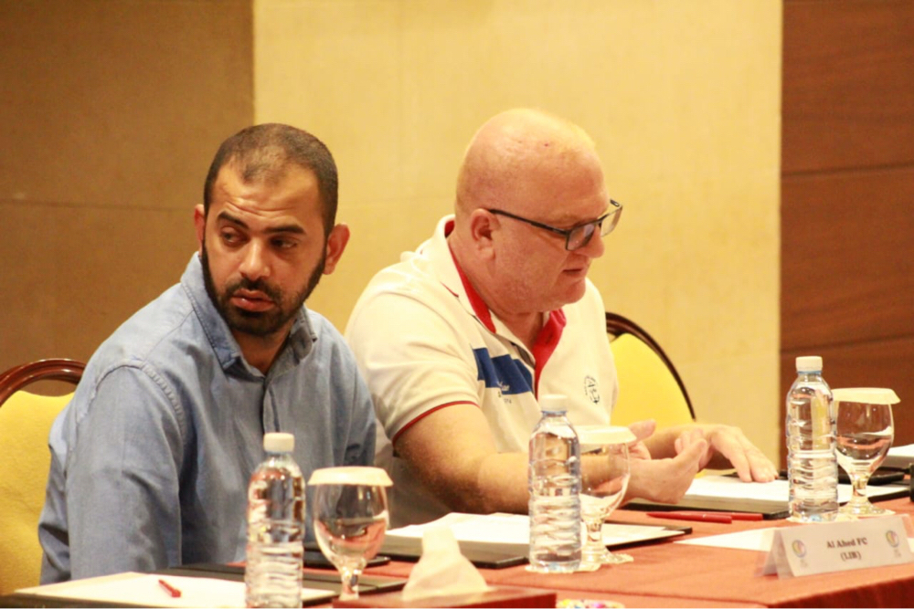 Football Lebanon - الاجتماع الفني لمباراة العهد والوحدات الأردني