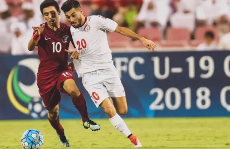 Football Lebanon - اصابة بدر خلال مباراة ودية