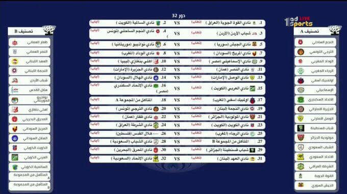 Football Lebanon - العهد في مواجهة الاتحاد السعودي والنجمة يواجه الترجي التونسي
