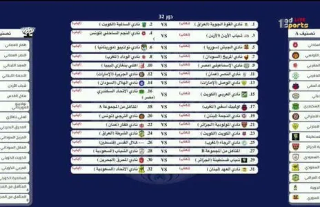 Football Lebanon - العهد في مواجهة الاتحاد السعودي والنجمة يواجه الترجي التونسي