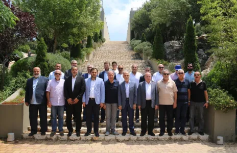 Football Lebanon - التعبئة الرياضية تنظم جولة الى معلم مليتا السياحي بحضور الوزير فنيش