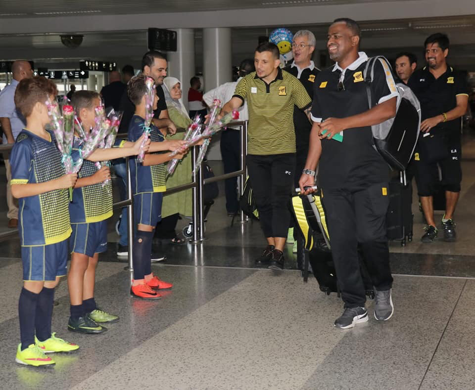 Football Lebanon - وصول بعثة الاتحاد السعودي الى بيروت لمواجهة العهد