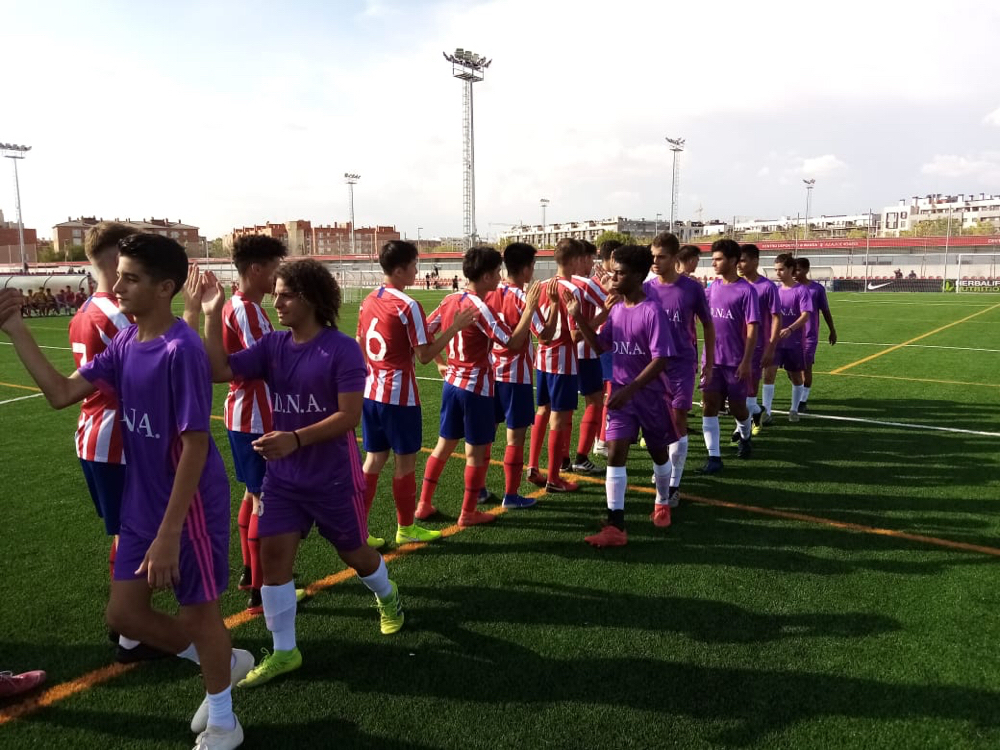 Football Lebanon - فريق اكاديمية دايفيد ناكيد خاض اولى مبارياته الودية في اسبانيا