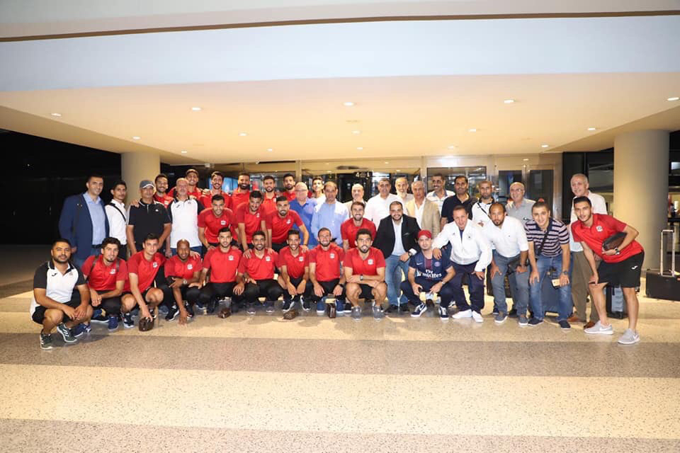 Football Lebanon - وصول بعثة نادي الجزيرة الأردني
