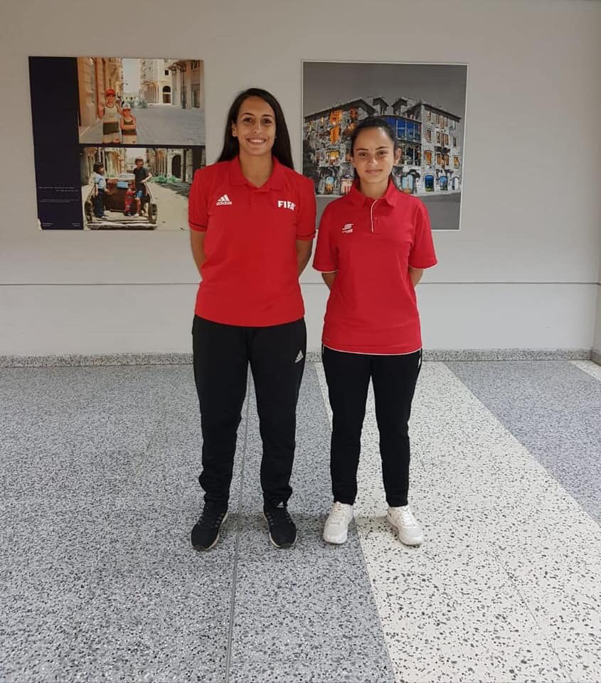 Football Lebanon - إختيار دموع البقار وجنى حيدر لتحكيم بطولة غرب آسيا الأولى لأندية السيدات