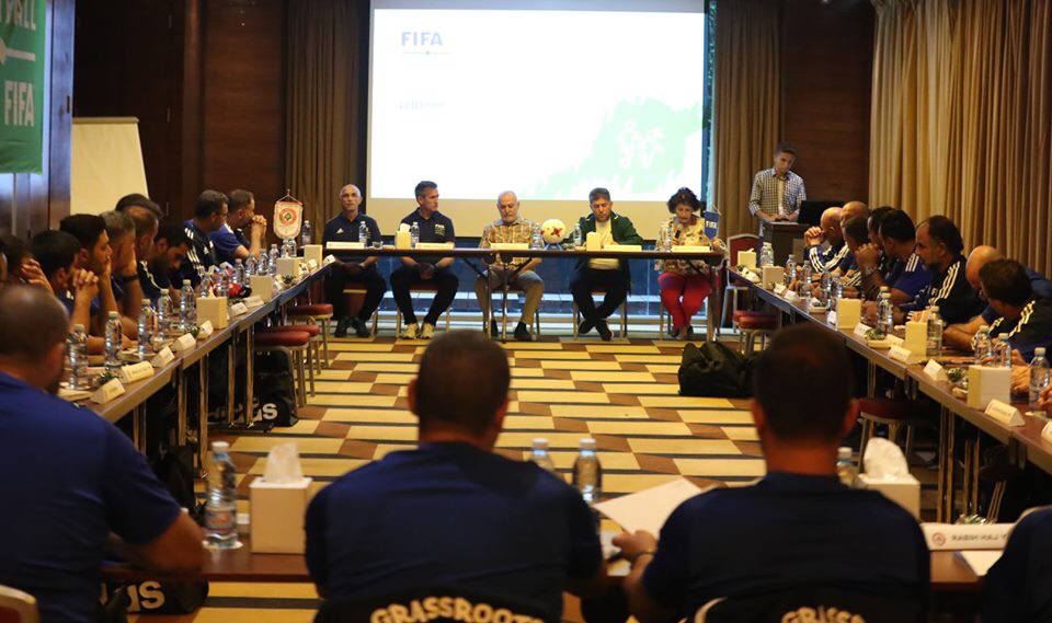 Football Lebanon - الإتحاد يفتتح ورشة عمل لتطوير كرة القدم المدرسية