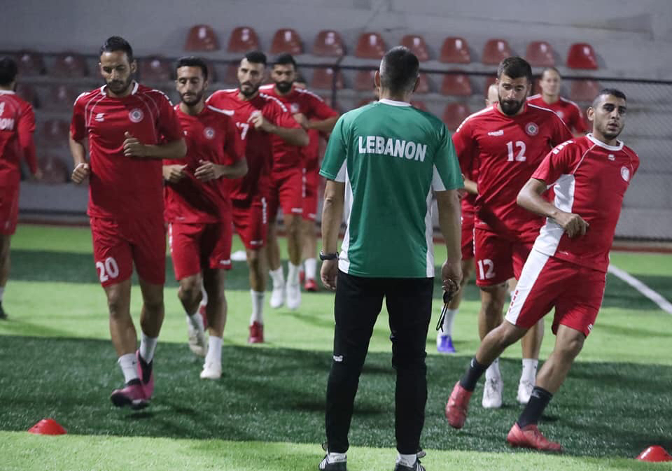 Football Lebanon - المنتخب خاض مرانه اليوم تحضيراً للجولة الثانية