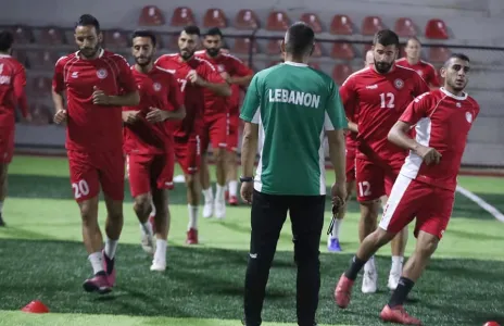 Football Lebanon - المنتخب خاض مرانه اليوم تحضيراً للجولة الثانية