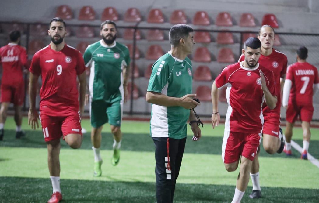 Football Lebanon - لاعب لبناني استرالي في تمارين المنتخب