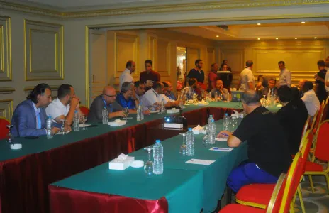 Football Lebanon - المؤتمر الصحفي لمباراة العهد والنصر السعودي