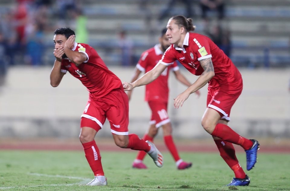 Football Lebanon - لبنان يتقدم 3 مراكز في الترتيب الدولي