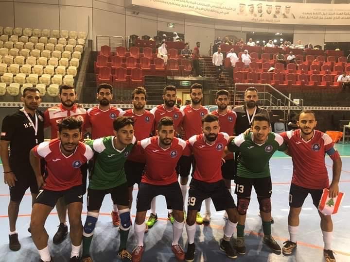 Football Lebanon - منتخب الصالات الجامعي يواصل تألقه في البطولة العربية