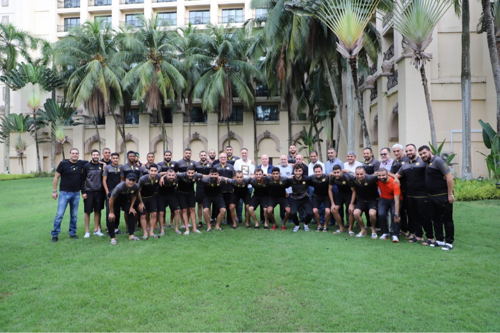 Football Lebanon - حيدر زار مقر بعثة نادي العهد في كوالالمبور