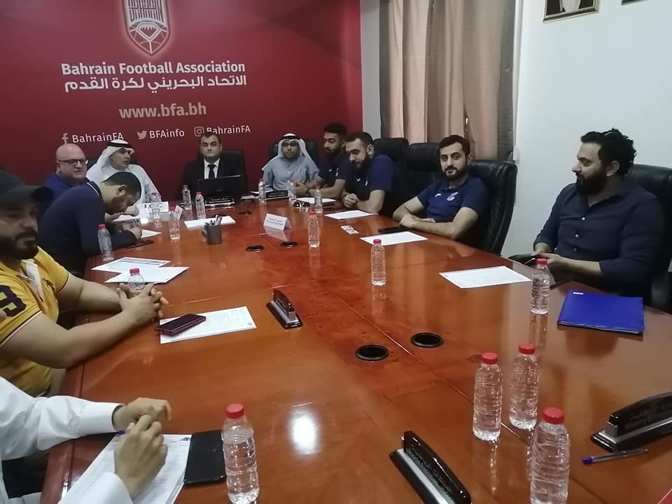 Football Lebanon - الإجتماع الفني السّابق لمباراة العهد والمنامة