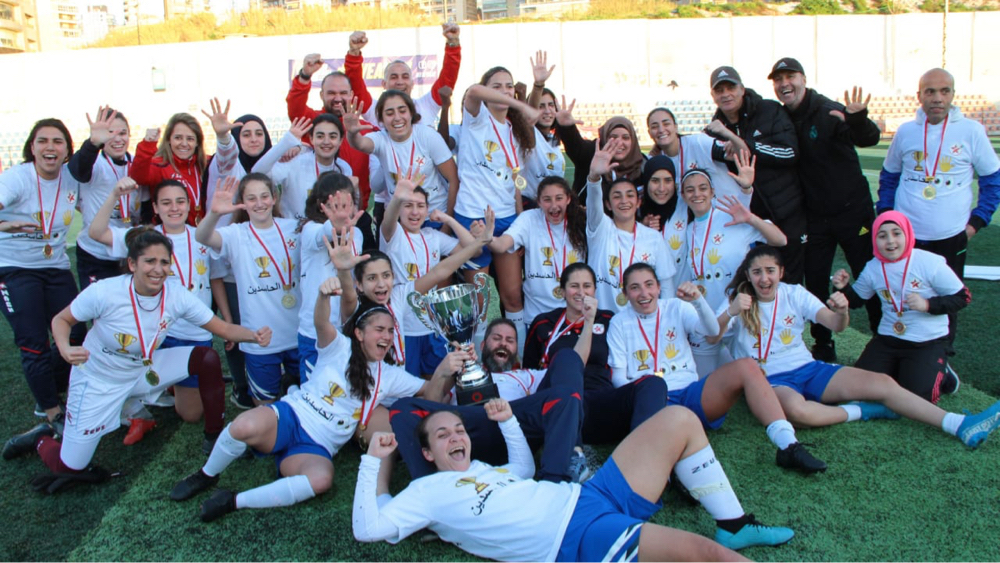 Football Lebanon - نجوم الرياضة بطلاً لدوري السيدات للمرة الخامسة