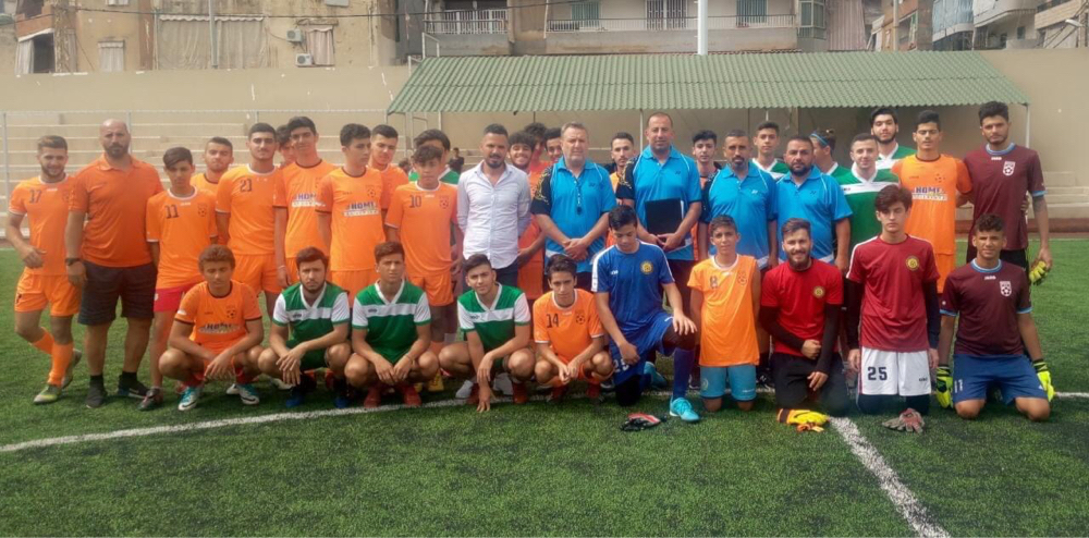 Football Lebanon - إنطلقت اليوم أولى تمارين الفئات العمرية في نادي البرج الرياضي على ملعبه