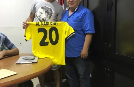 Football Lebanon - نصرالله و القادري في النبي شيت