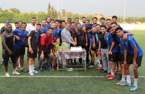 Football Lebanon - العهد يودع الكابتن باسم مرمر 