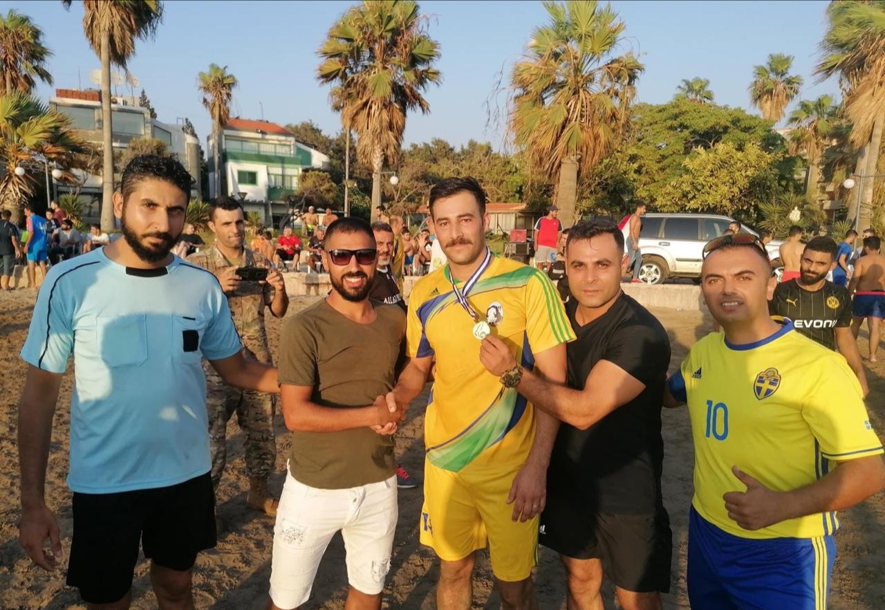 Football Lebanon - اللواء الثاني عشر وحكام الشمال إلى الدور النصف النهائي من بطولة المنارة الشاطئية