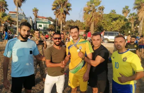 Football Lebanon - اللواء الثاني عشر وحكام الشمال إلى الدور النصف النهائي من بطولة المنارة الشاطئية