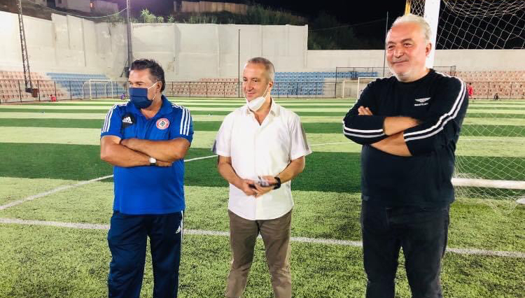 Football Lebanon - الكابتن ناصر بختي زار ملعب النجمة 