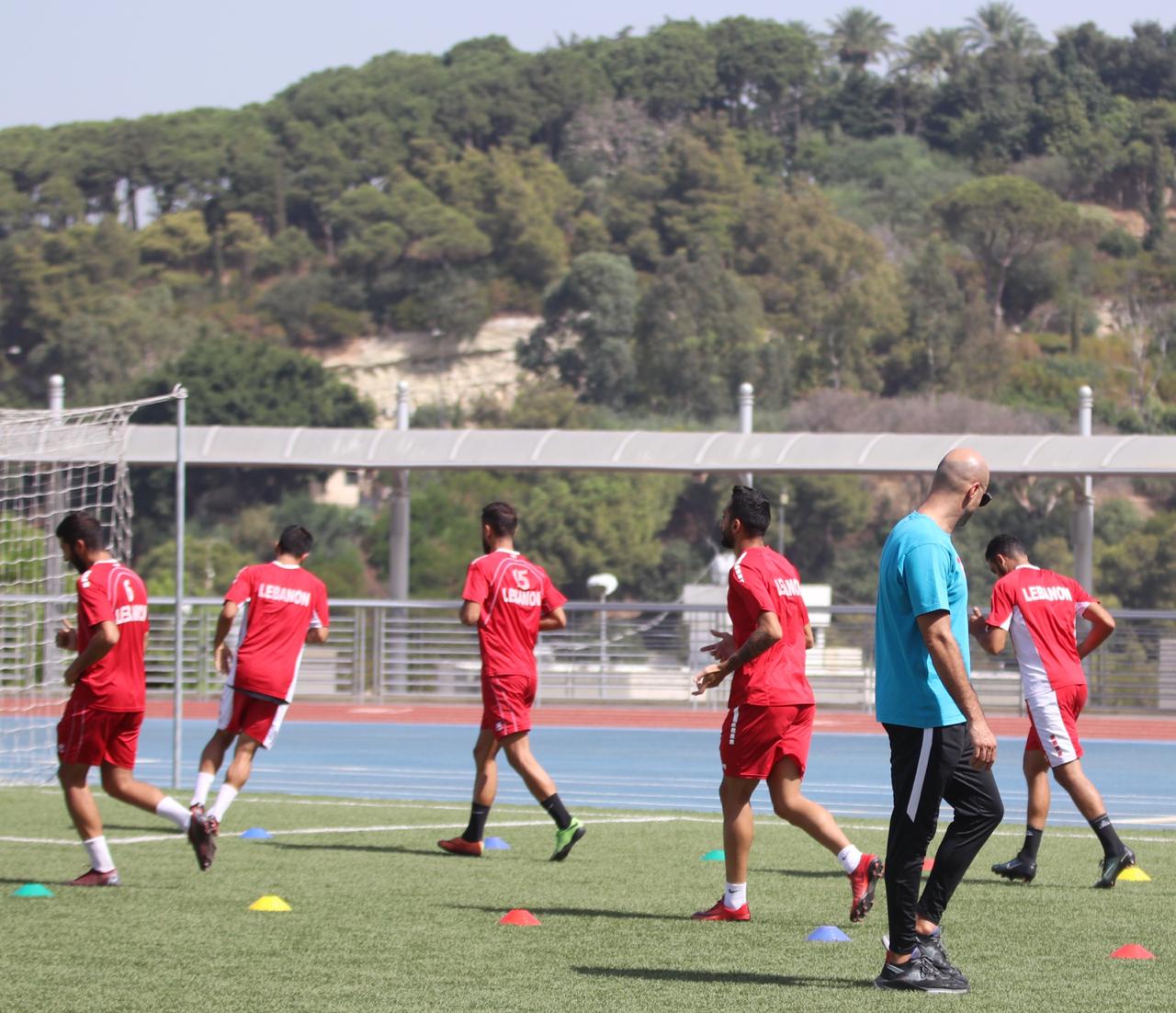 Football Lebanon - إختبار بدني للاعبين في منتخب لبنان