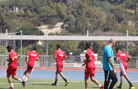 Football Lebanon - إختبار بدني للاعبين في منتخب لبنان