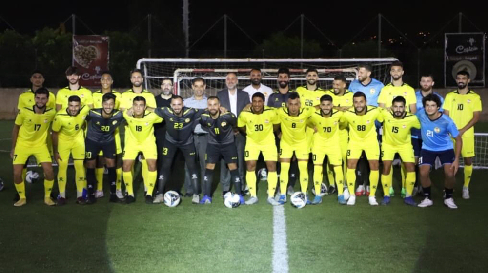 Football Lebanon - العهد يفتتح الموسم الكروي بتقديمه الزي الرسمي للفريق