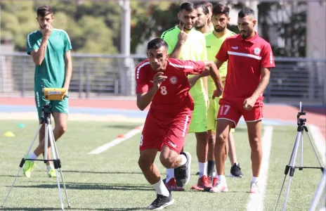 Football Lebanon - تدريب منتخب لبنان قبل معسّكر دبي