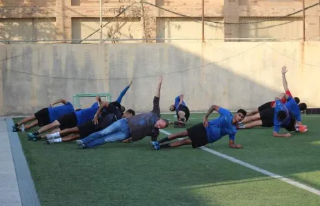Football Lebanon - سليمان يتمرن مع الفريق