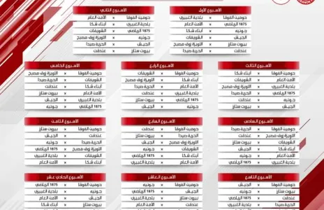 Football Lebanon - مباريات المرحلة الأولى لبطولة دوري الدرجة الأولى لكرة الصالات للموسم 2020-2021
