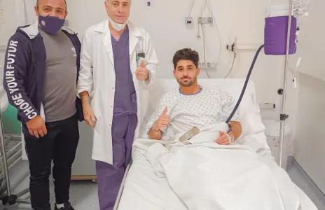 Football Lebanon - نجاح عملية لاعب منتخب لبنان والتضامن صور 