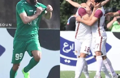 Football Lebanon - نهاية الشوط الأول من دربي لبنان