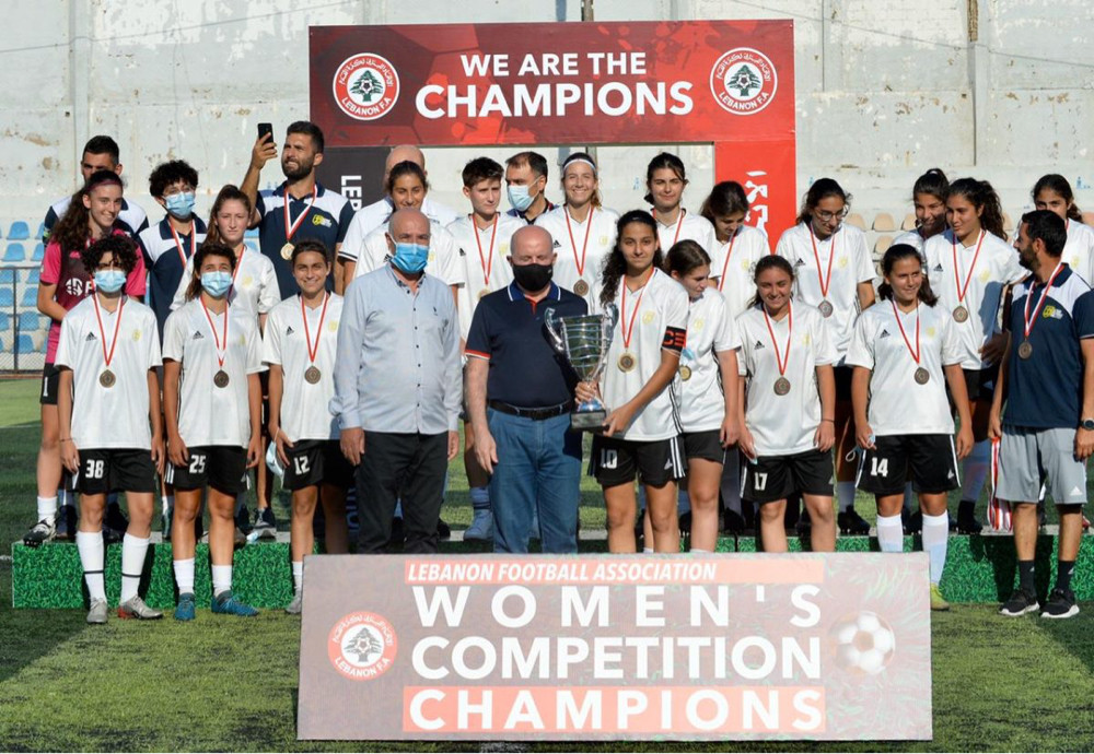 Football Lebanon - ايليفين فوتبول برو بطلاً لدوري الشابات