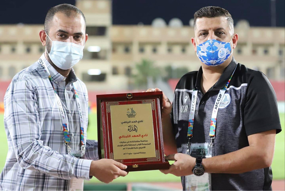 Football Lebanon - درع تقديري لنادي العهد 