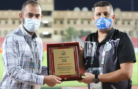 Football Lebanon - درع تقديري لنادي العهد 