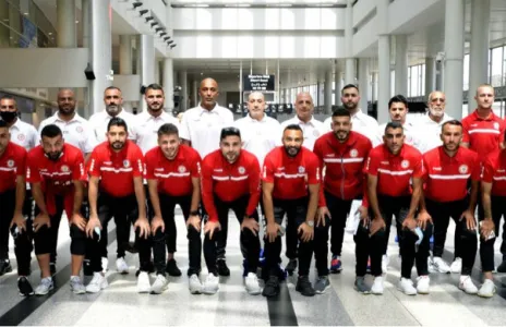 Football Lebanon - بعثة منتخب لبنان لكرة القدم غادرت إلى سيول
