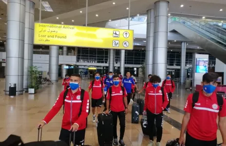 Football Lebanon - بعثة منتخب لبنان للشباب تصل إلى القاهرة