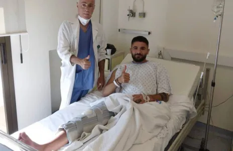 Football Lebanon - سليمان خضع لعملية الرباط الصليبي 